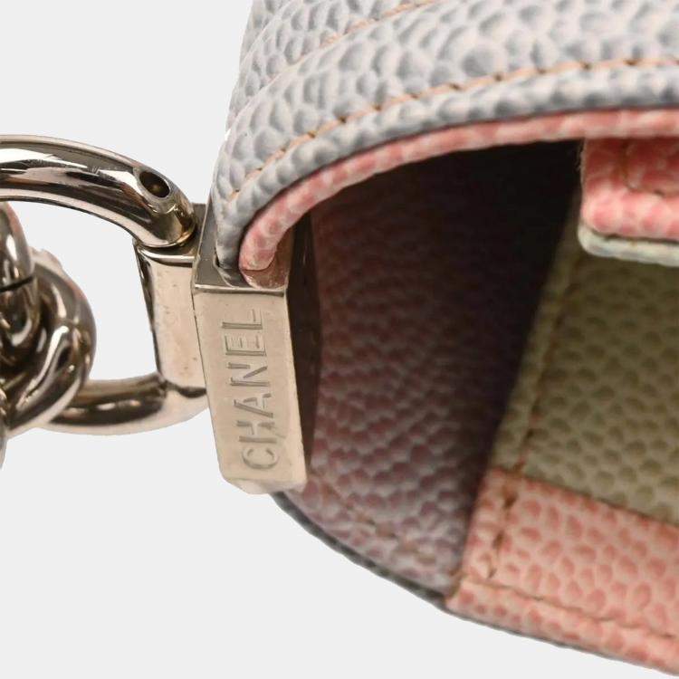 Pre Owned Chanel Boy Small Pastel Calfskin Shoulder Bag