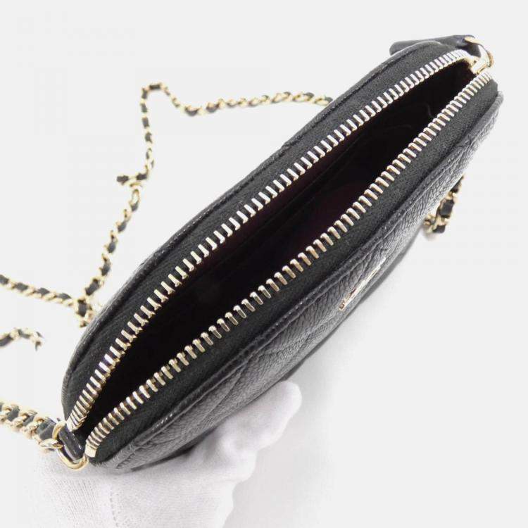 Pre Owned Chanel Timeless Classic CC Clutch On Chain 