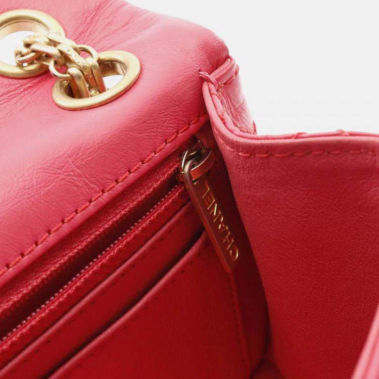 Pre Owned Chanel 2.55 Calfskin Leather Shoulder Bag