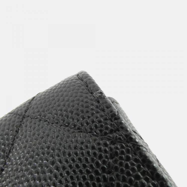 Pre Owned Chanel Timeless Classic Black Leather Waist Bag