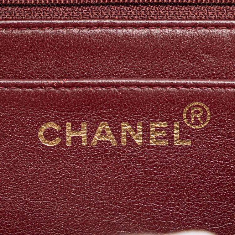 Pre Owned Chanel Black Jumbo XL Classic Lambskin Single Flap