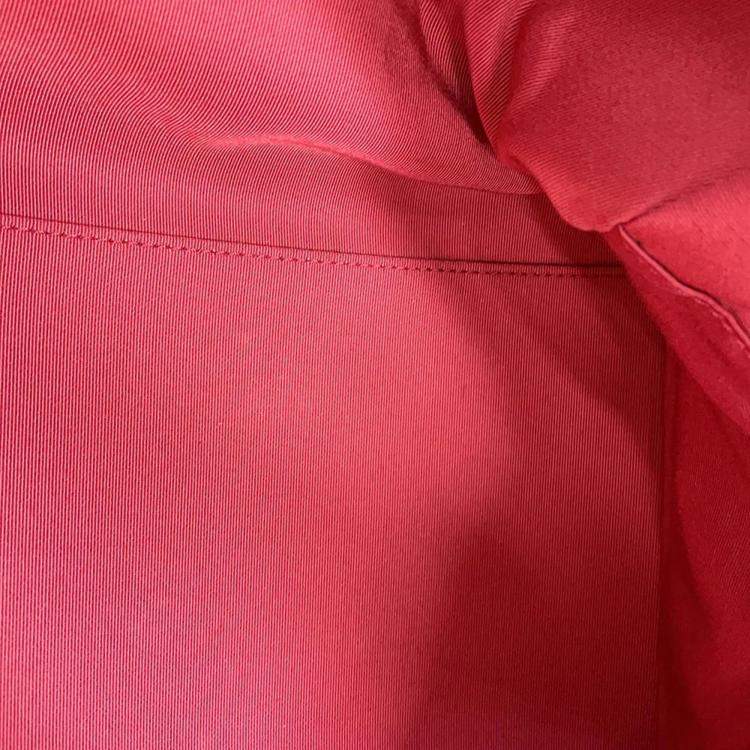 Pre Owned Chanel Matelasse Bowling Bag Pink Calf Leather