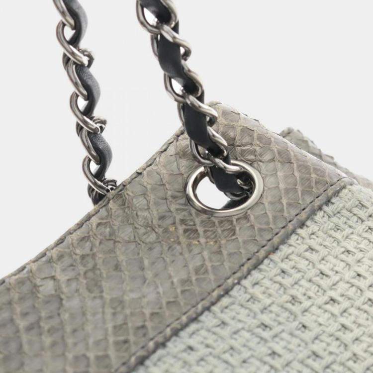 Pre Owned Chanel Shoulder Bag  Blue Used