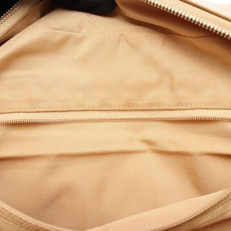 Pre Owned Chanel Coco CC Mark Matelasse Brown Calfskin Handbag GHW