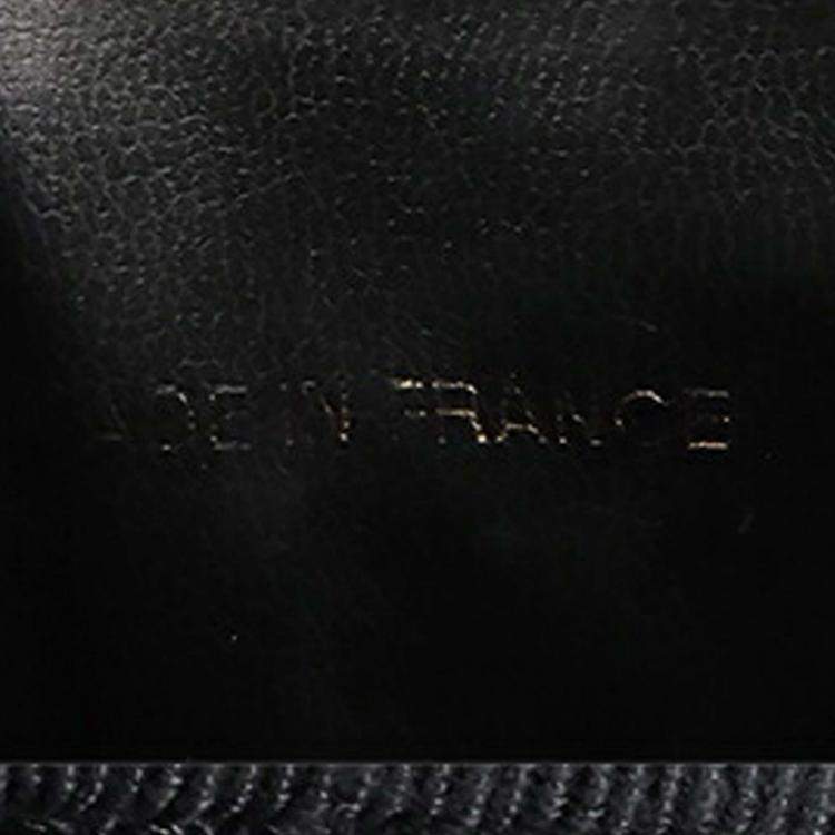 Pre Owned Chanel Black CC Caviar Vanity Case