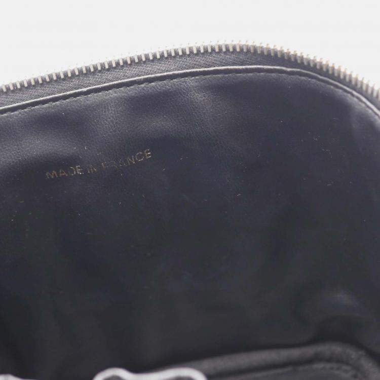 Pre Owned Chanel Black CC Caviar Vanity Case