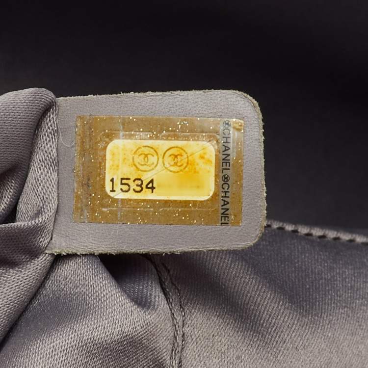 Pre Owned Chanel Red Quilted Caviar Leather GST Shopper Tote