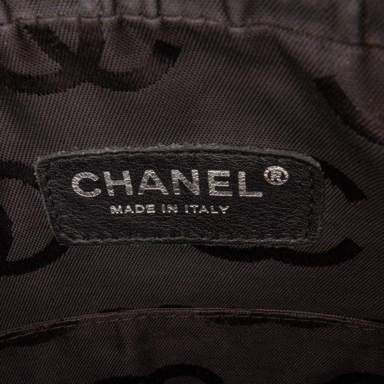 Pre Owned Chanel Brown Lambskin Cambon Ligne Crossbody
