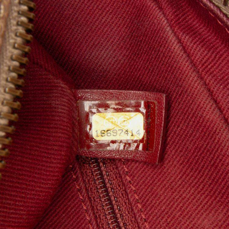 Pre Owned Chanel Brown Large Quilted Caviar Shiva Flap