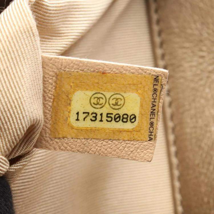 Pre Owned Chanel Brown Leather Shoulder Bag
