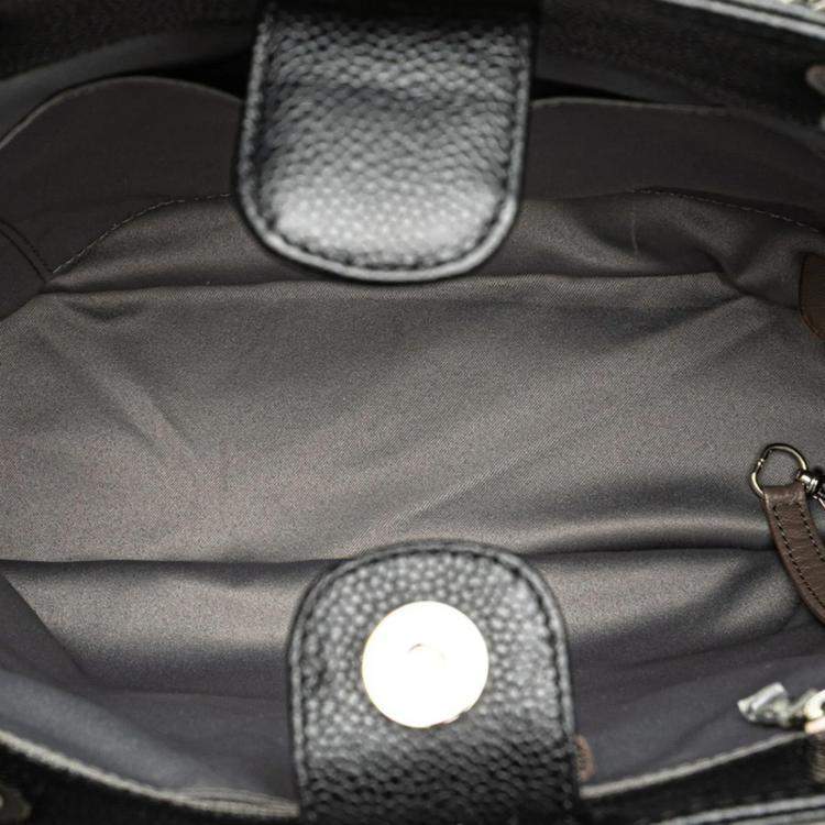 Pre Owned Chanel Matelasse PST Black Caviar Skin Shoulder Bag