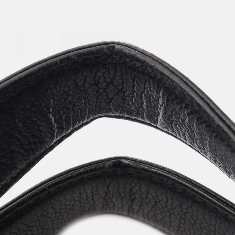 Pre Owned Chanel Black Caviar Grand Shopping Tote