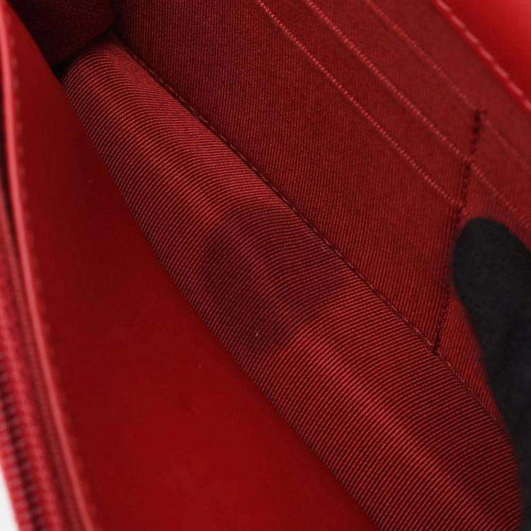 Pre Owned Chanel 2.55 Red Fabric Shoulder Bag