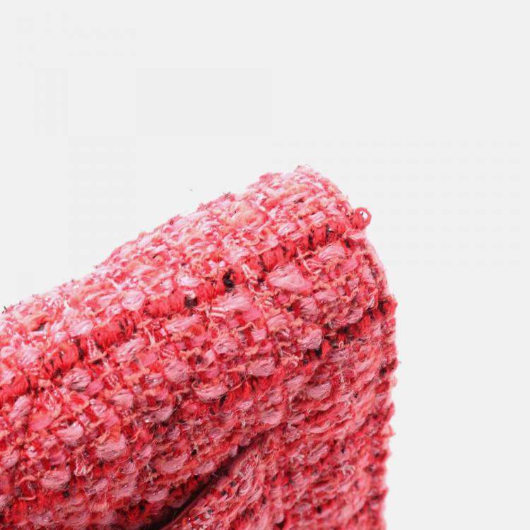 Pre Owned Chanel 2.55 Red Fabric Shoulder Bag