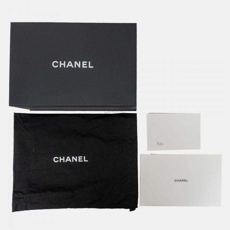 Pre Owned Chanel Mini 22C Light Grey Lambskin Crossbody Bag GHW