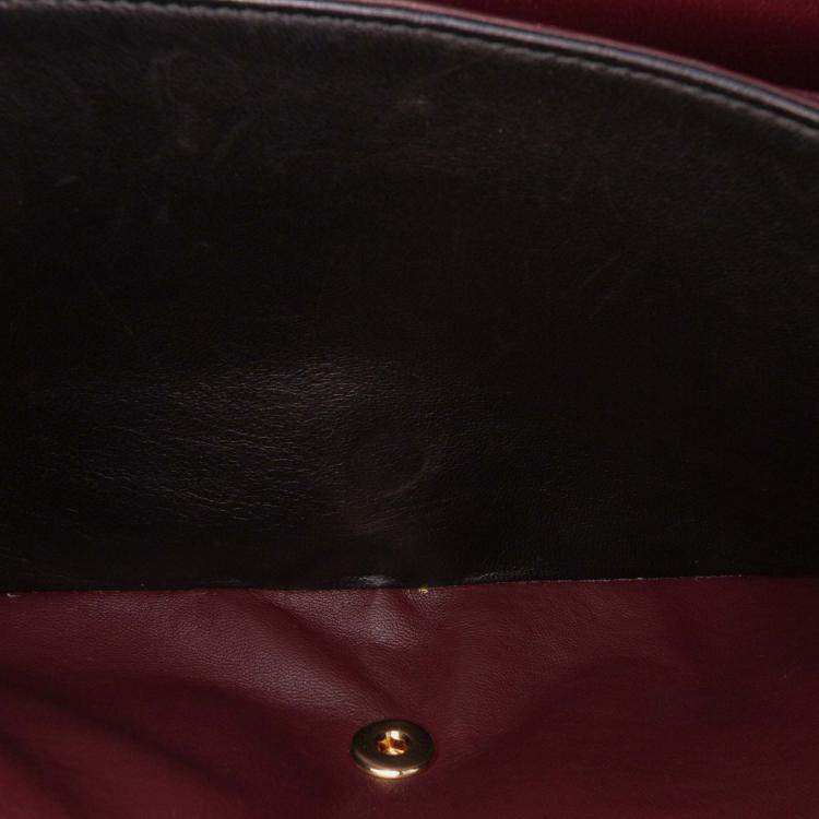 Pre Owned Chanel Classic Double Flap Jumbo Black Lambskin Shoulder Bag