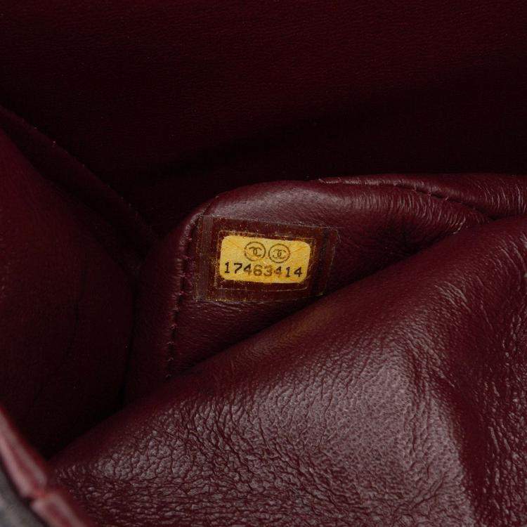 Pre Owned Chanel Classic Double Flap Jumbo Black Lambskin Shoulder Bag