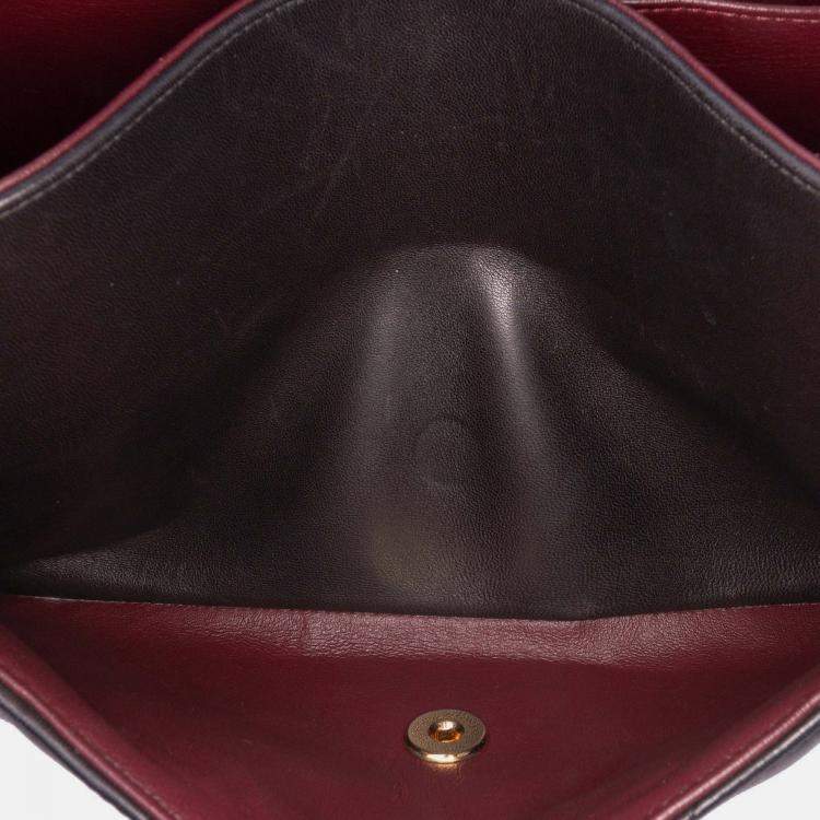 Pre Owned Chanel Classic Double Flap Jumbo Black Lambskin Shoulder Bag