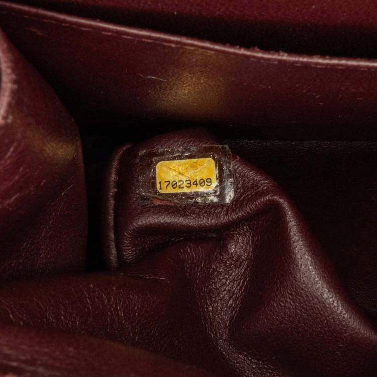 Pre Owned Chanel Classic Double Flap Jumbo Black Caviar Shoulder Bag