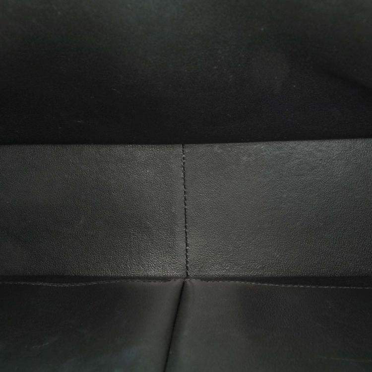 Pre Owned Chanel Classic Double Flap Jumbo Gray Caviar Shoulder Bag