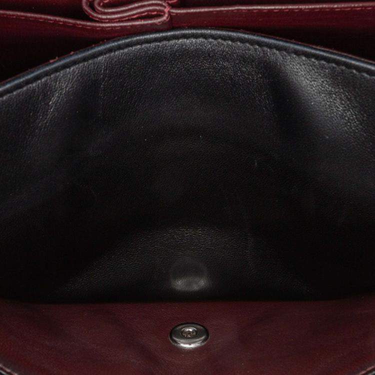 Pre Owned Chanel Classic Double Flap Jumbo Black Lambskin Shoulder Bag