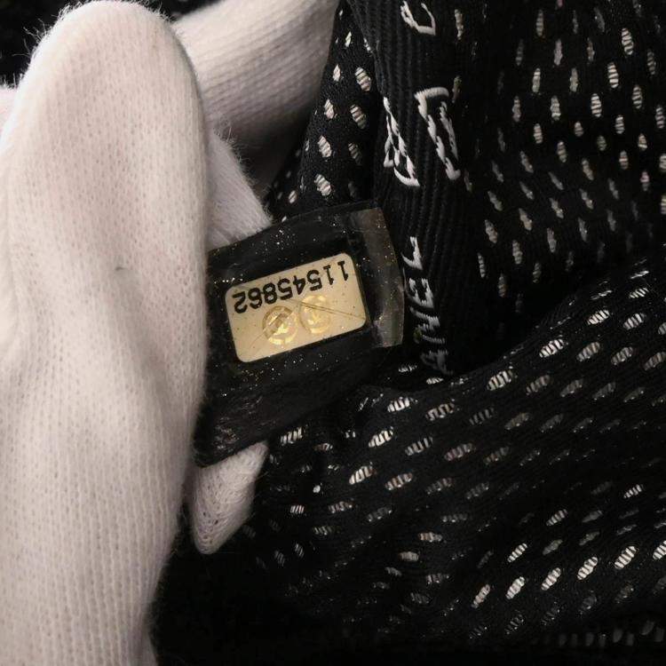 Pre Owned Chanel Sport Line Black PVC/Canvas Shoulder Bag