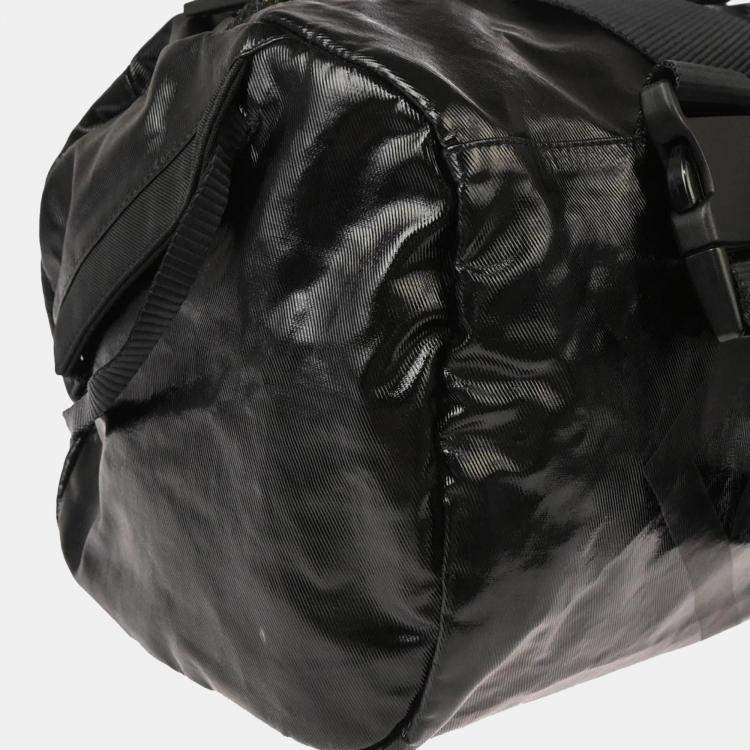 Pre Owned Chanel Sport Line Black PVC/Canvas Shoulder Bag