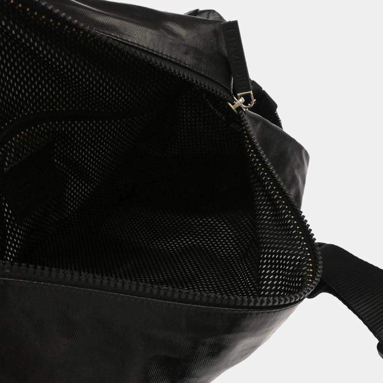 Pre Owned Chanel Sport Line Black PVC/Canvas Shoulder Bag