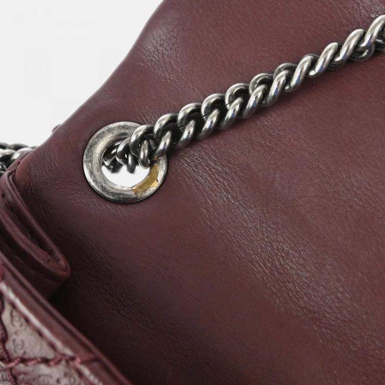 Pre Owned Chanel Paris Edinburgh Coco Sporran Fringe Brown Calfskin Shoulder Bag
