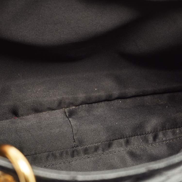 Pre Owned Chanel Black Quilted Caviar Leather GST Grand Shopping Tote