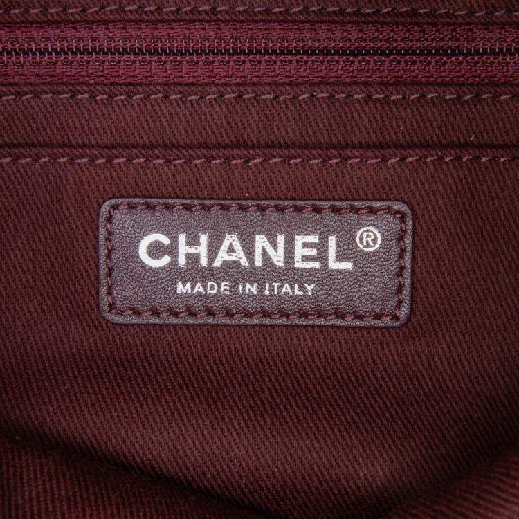 Pre Owned Chanel Pink Quilted Glazed Calfskin Coco Pleats Clutch