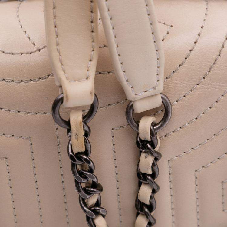 مملوكة مسبقًا Chanel Brown Small Quilted Calfskin Korean Garden Flap