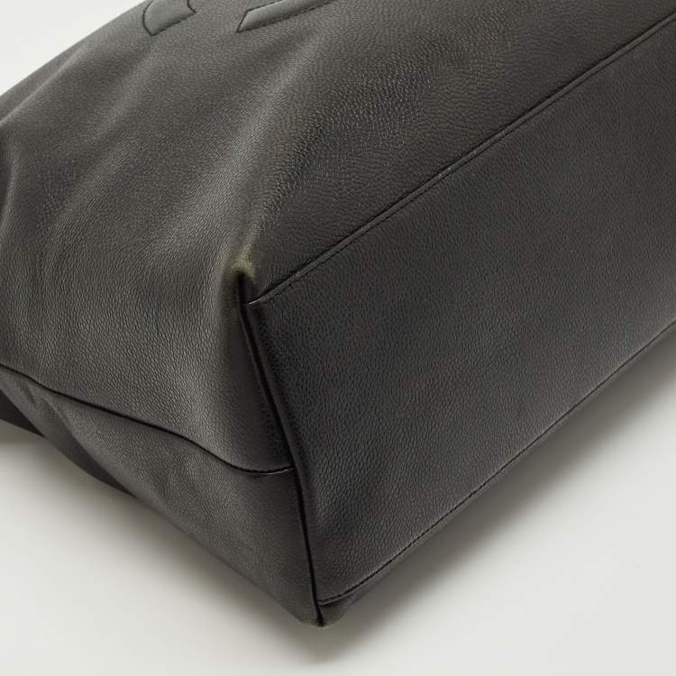 Pre Owned Chanel Black Leather CC Dome Satchel