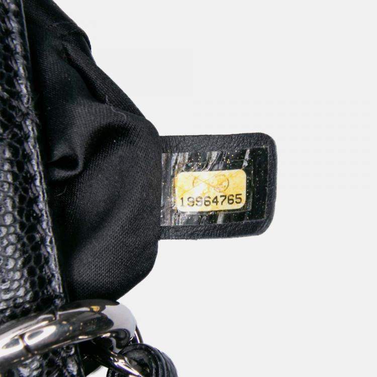 Pre Owned Chanel Black Caviar Grand Shopping Tote