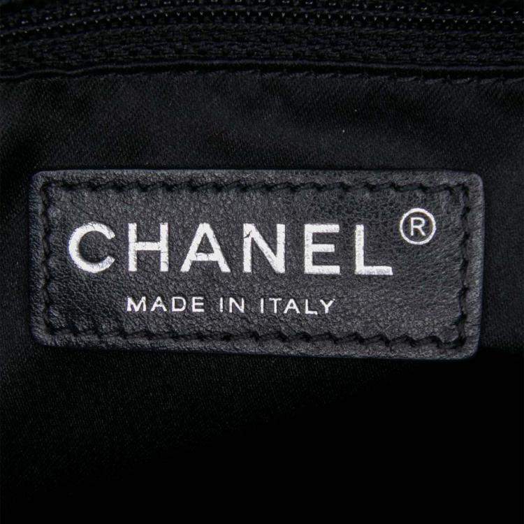 Pre Owned Chanel Black Caviar Grand Shopping Tote