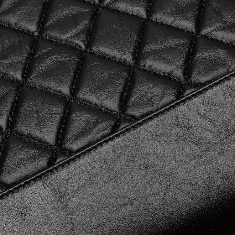 Pre Owned Chanel Large Aged Calfskin Gabrielle O Case Clutch