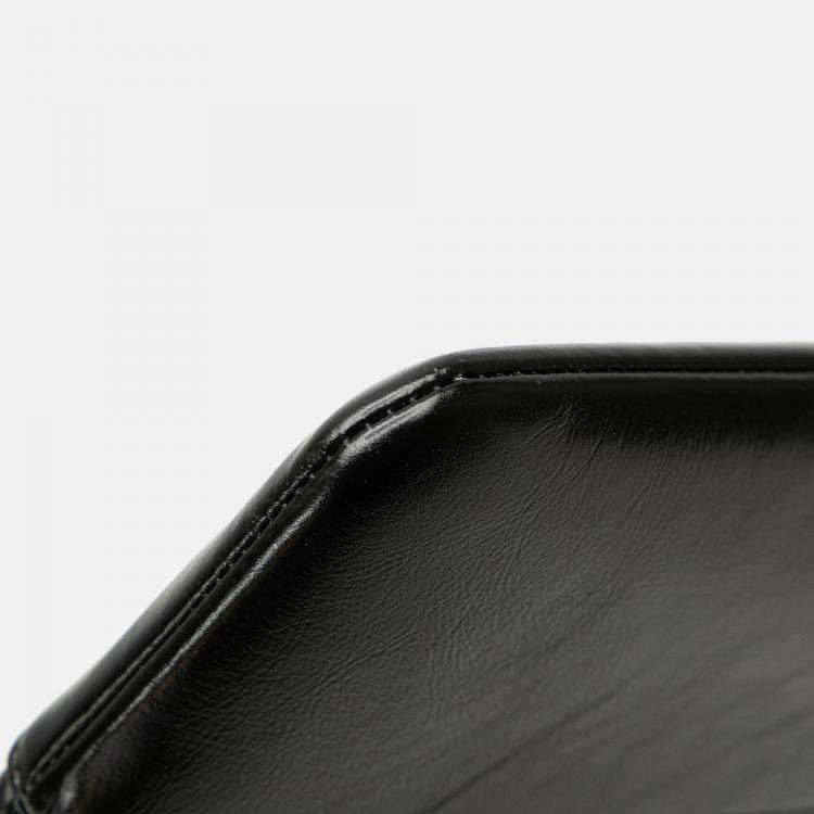 Pre Owned Chanel Large Aged Calfskin Gabrielle O Case Clutch