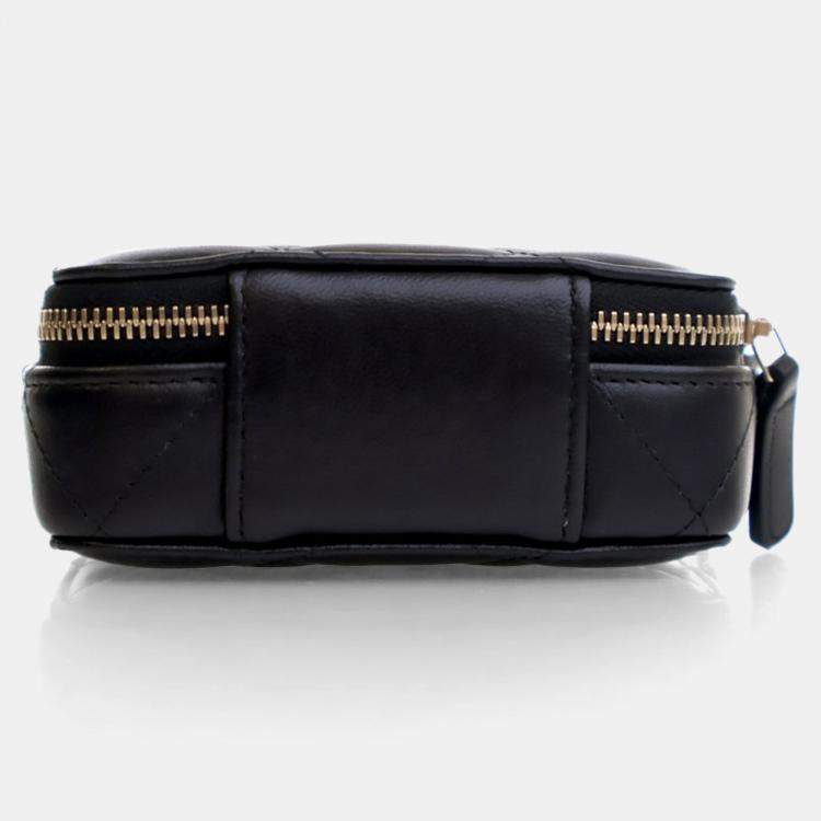 Pre Owned Chanel Candy Mini Black Lambskin Clutch with Chain 