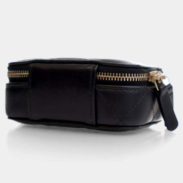 Pre Owned Chanel Candy Mini Black Lambskin Clutch with Chain 
