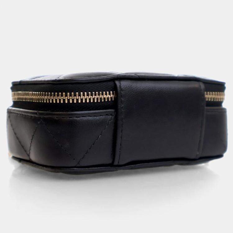 Pre Owned Chanel Candy Mini Black Lambskin Clutch with Chain 