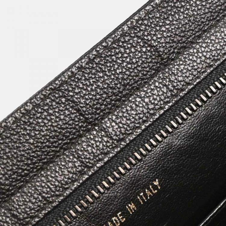 Pre Owned Chanel Black Calfskin Tote Bag