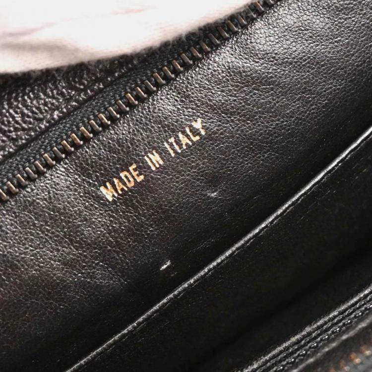 Pre Owned Chanel Black Calfskin Tote Bag