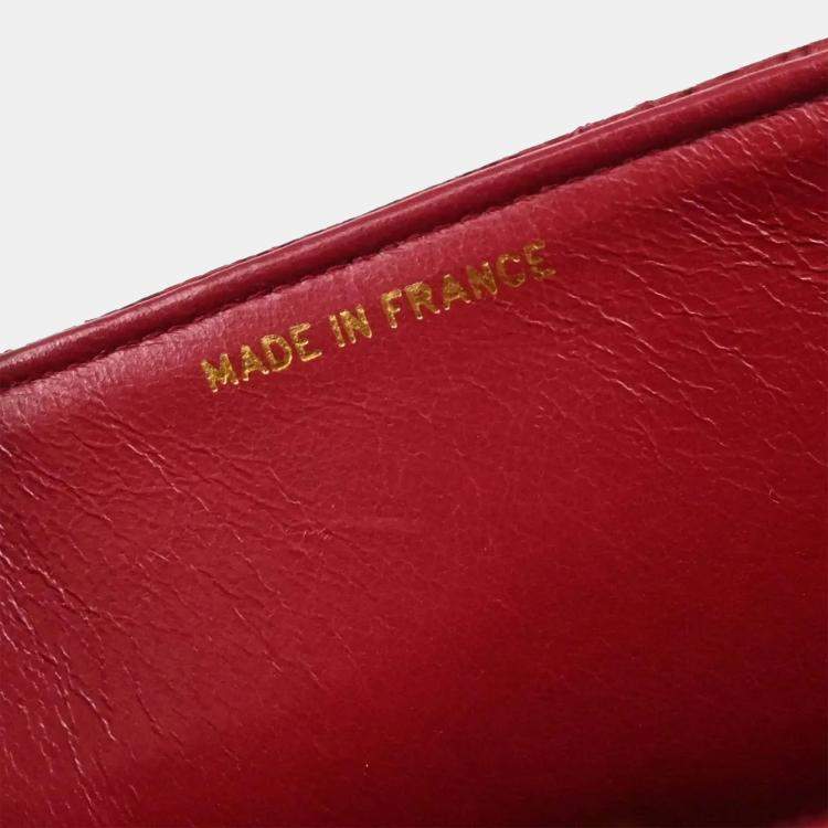 Pre Owned Chanel CC Bordeaux Caviar Leather Shoulder Bag