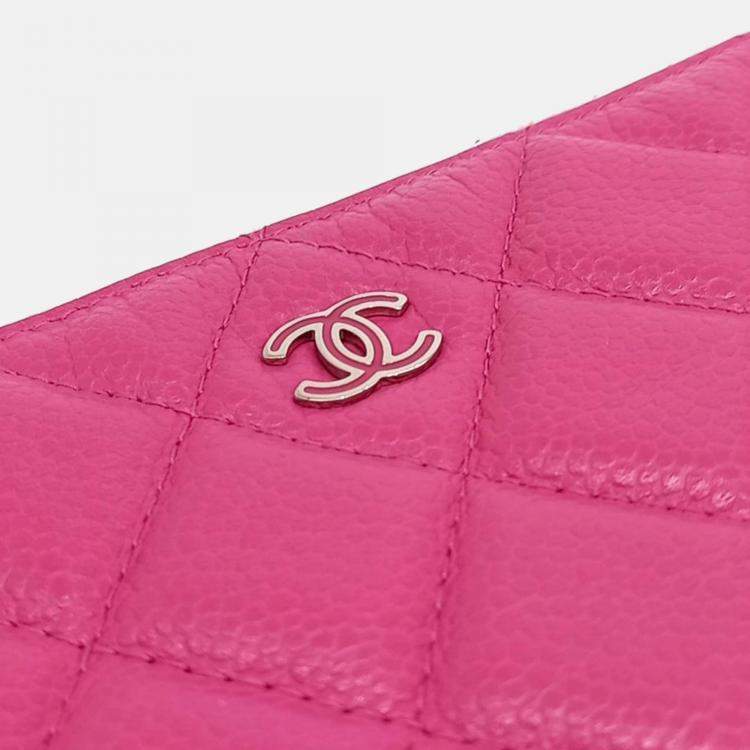Pre Owned Chanel Caviar Clutch Large