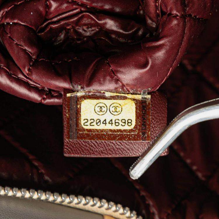 Pre Owned Chanel Multicolor Medium Lambskin Colorblock Patchwork O Case