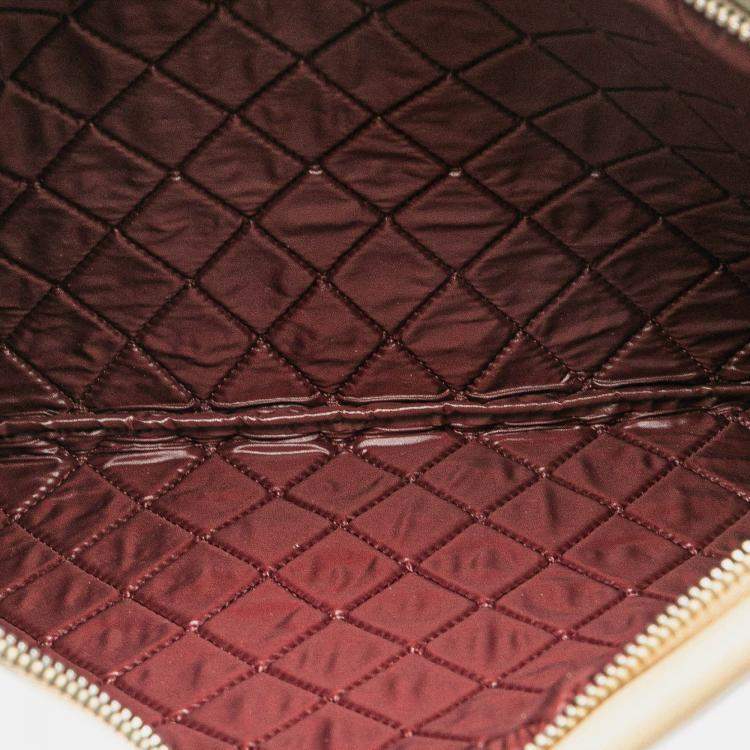 Pre Owned Chanel Multicolor Medium Lambskin Colorblock Patchwork O Case