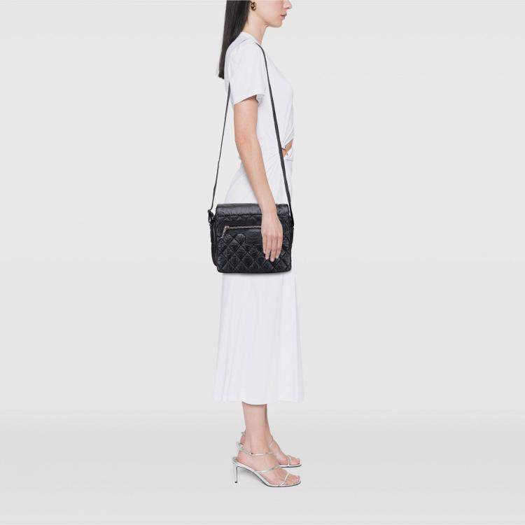 Pre Owned Chanel Black Small Nylon Coco Cocoon Flap Crossbody