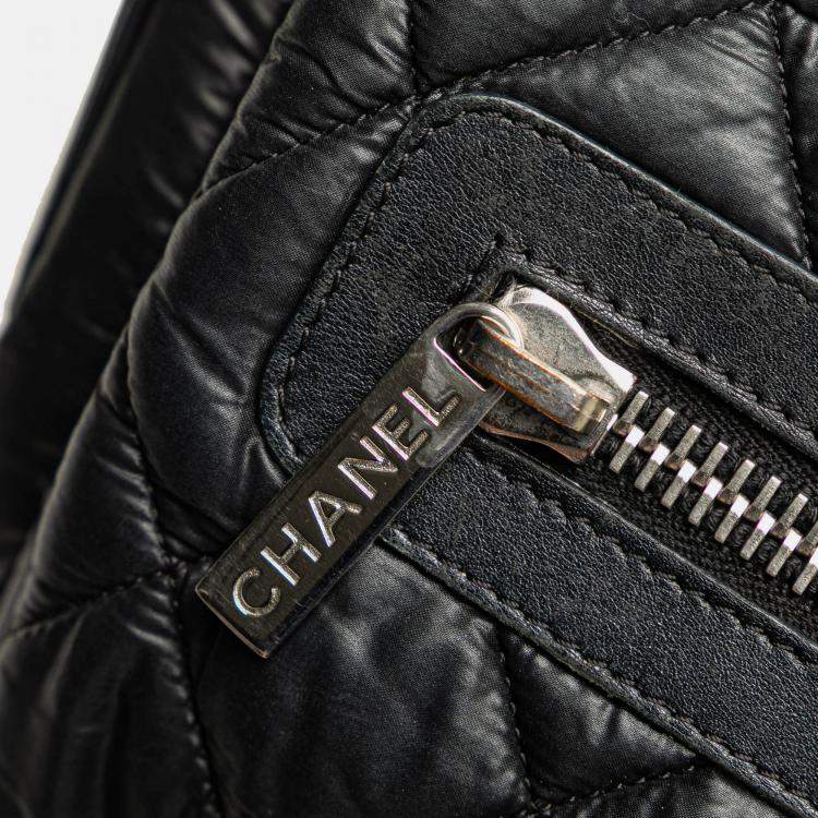 Pre Owned Chanel Black Small Nylon Coco Cocoon Flap Crossbody
