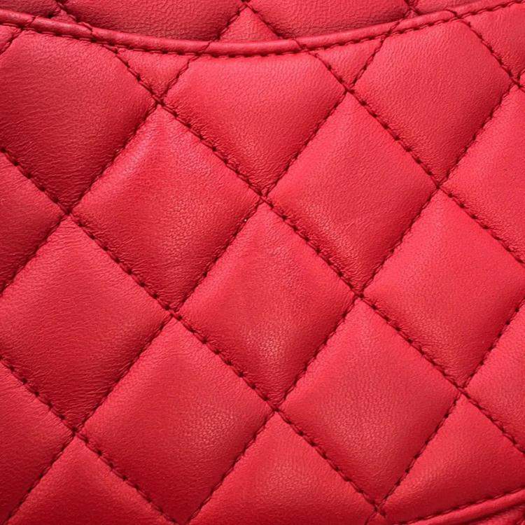 Pre Owned Chanel Urban Spirit Red Lambskin Backpack