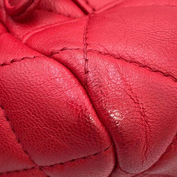 Pre Owned Chanel Urban Spirit Red Lambskin Backpack